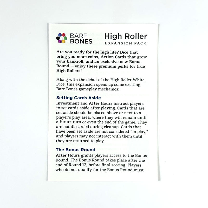 High Roller Expansion Pack